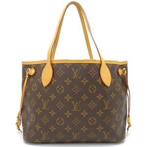 Louis Vuitton Monogram Neverfull PM Tote Bag Brown